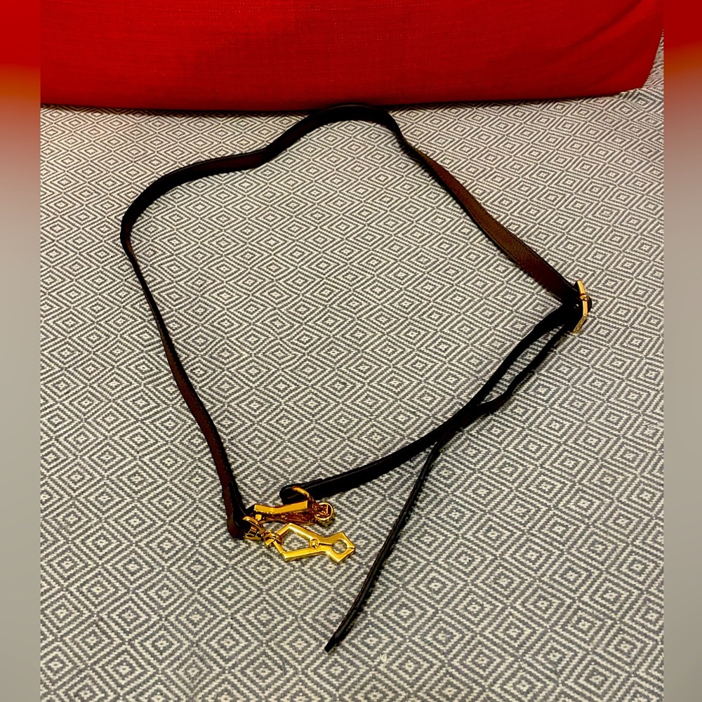Gucci Brown Strap with gold hardware